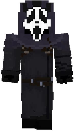 Unleash Your Inner Ghostly Charm with the Stylish Ghost Face Minecraft Skin