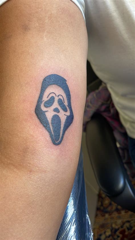 Ghost Face Tattoo