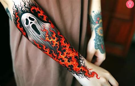 Ghost Flame Tattoos