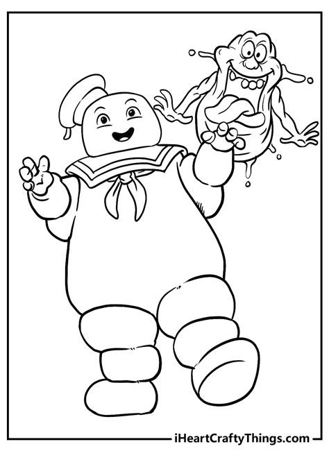 Ghostbuster Coloring Pages