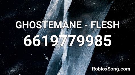 Ghostemane - Roblox Music Codes