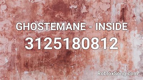 Ghostemane Roblox ID