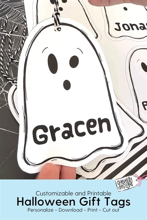 Ghoulish Ghost Tags