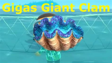 Giant Clam Animal Crossing