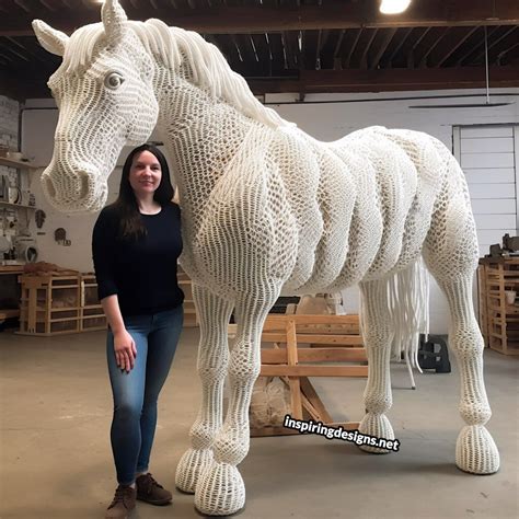 Giant Crocheted Animals