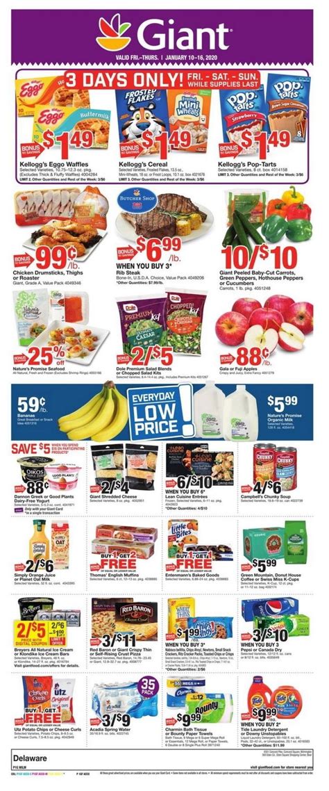 Giant Savings Galore- Unlock Massive Discounts with Our Weekly Food Ads!