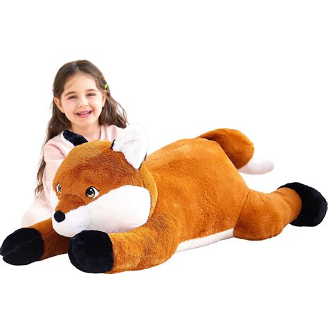 Unlock the Magic of Playtime with Our Giant Fox Stuffed Animal: A Perfect Companion for Kids!