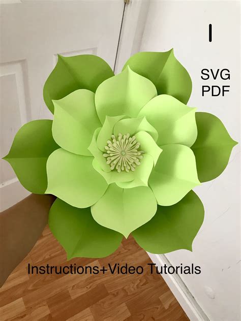 Download Giant Paper Flower Composition Cricut SVG