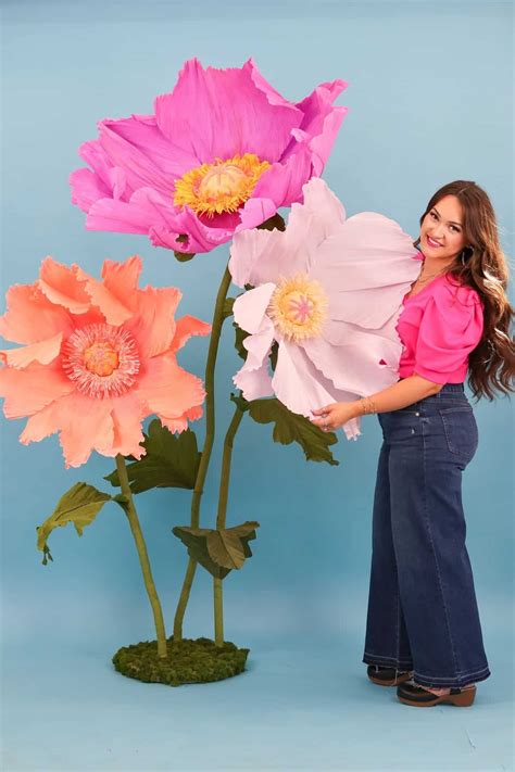 Download Giant Paper Flower Composition Easy Edite