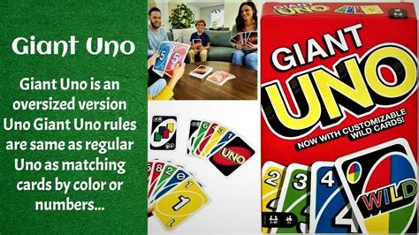 Giant Uno Rules