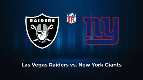 Giants Vs Raiders