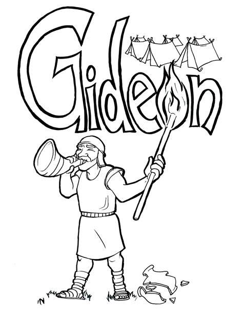 Gideon Coloring Pages