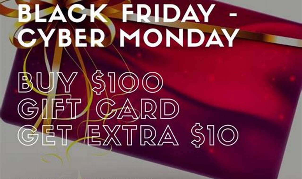 Gift Card Deals Cyber Monday 2024