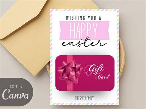 Gift Card Easter Basket