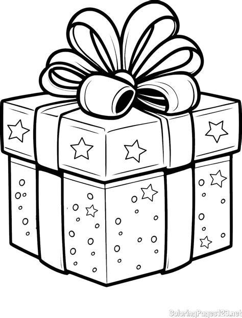 Gift Coloring Pages
