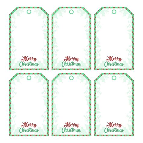 Gift Tags Christmas Template