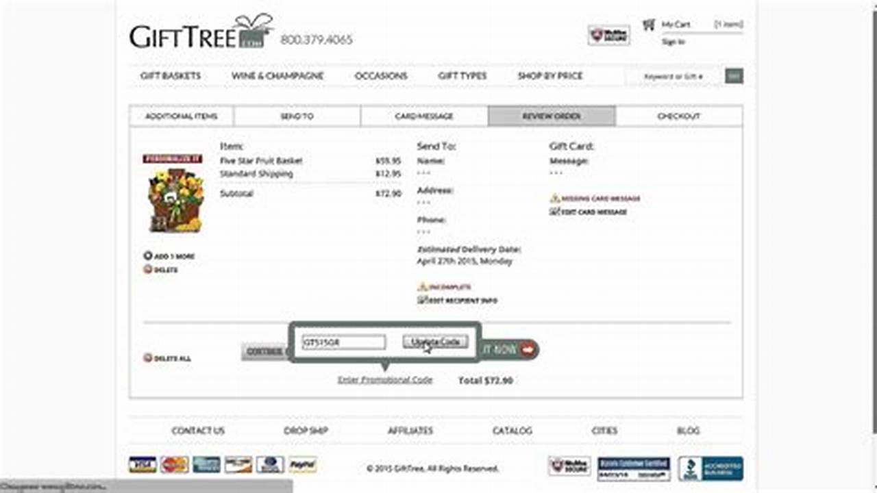 Gifttree Promo Code 2024