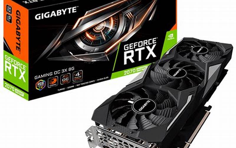 Gigabyte Geforce Rtx 2070 Super 8Gb Aorus Video Card Performance And Features