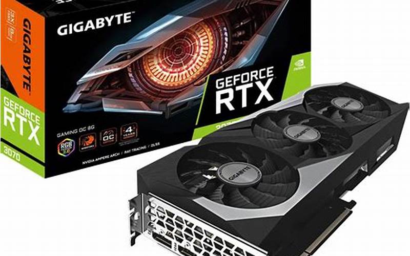 Gigabyte Geforce Rtx 3070 8Gb Gaming Oc Video Card Connectivity And Ports