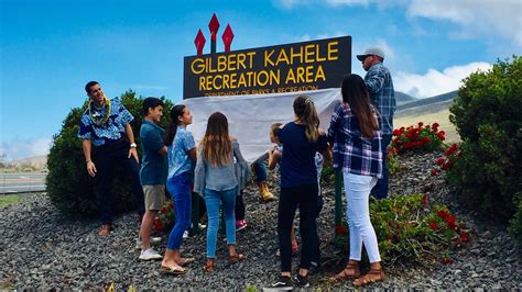 Mauna Kea Park Officially Renamed Gilbert Kahele Recreation Area
