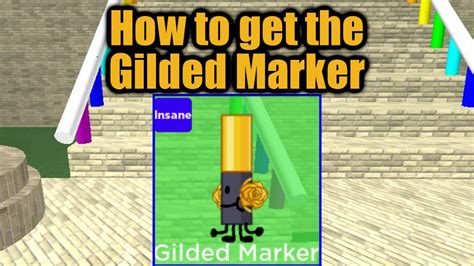 Gilded Marker - Roblox