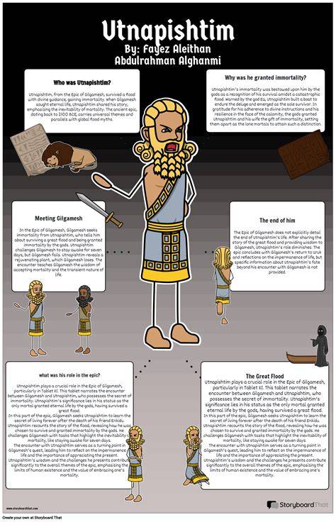 Gilgamesh encounters Utnapishtim