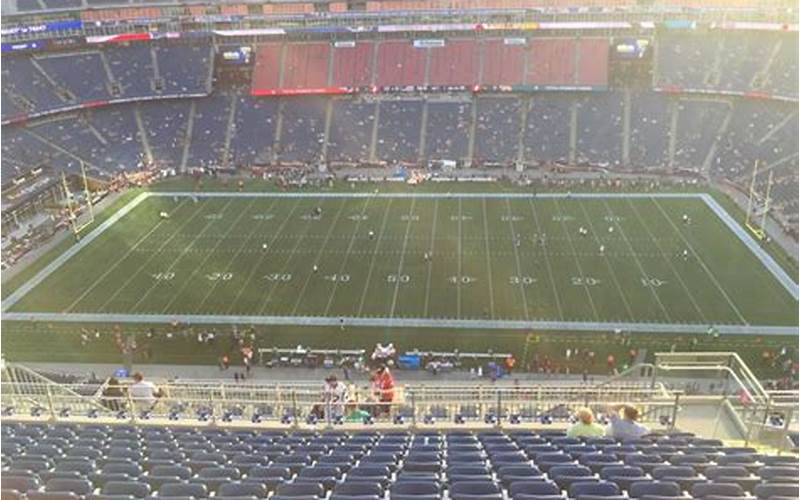 Gillette Stadium Field Seats