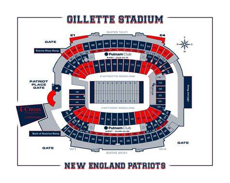 Gillette Seating Chart Concert