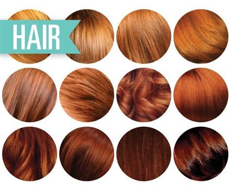 Ginger Hair Natural Red Hair Color Chart