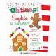 Gingerbread House Party Invitations Free
