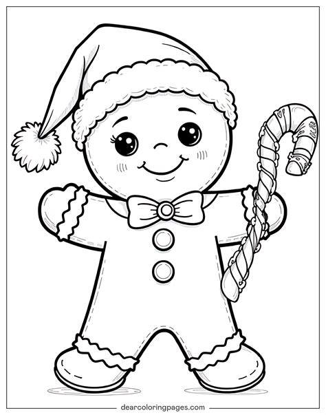 Gingerbread Color Page