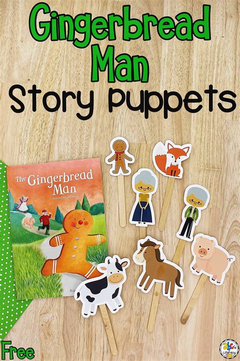 Gingerbread Man Character Printables