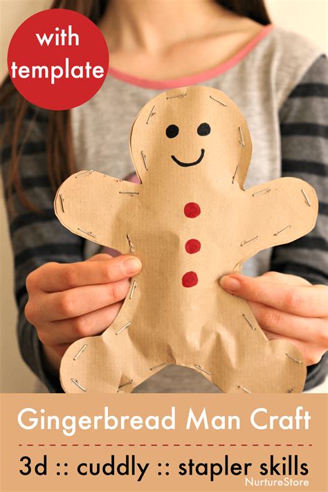 Gingerbread Man Craft Printable