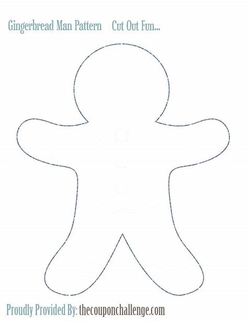 Gingerbread Man Pattern Free Printable