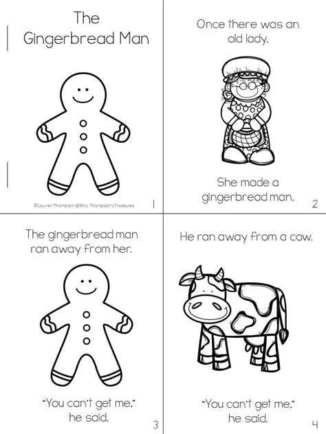 Gingerbread Man Story Printable Pdf