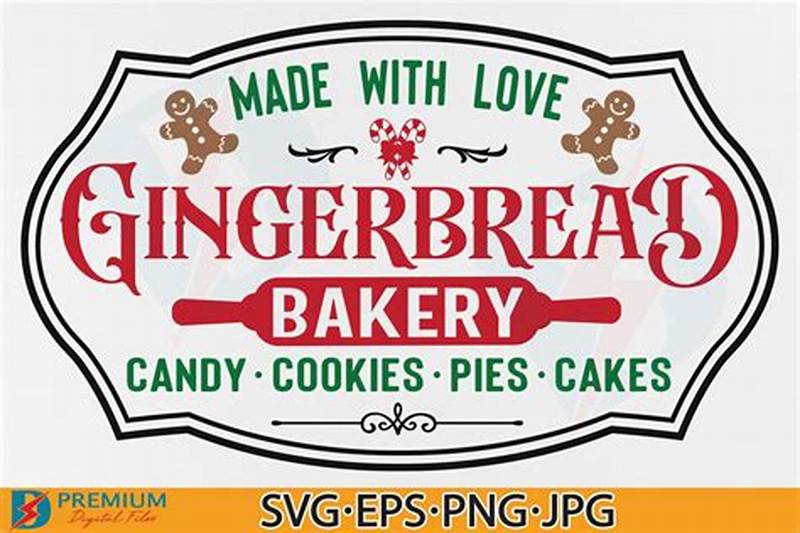 Gingerbread Sign Printable