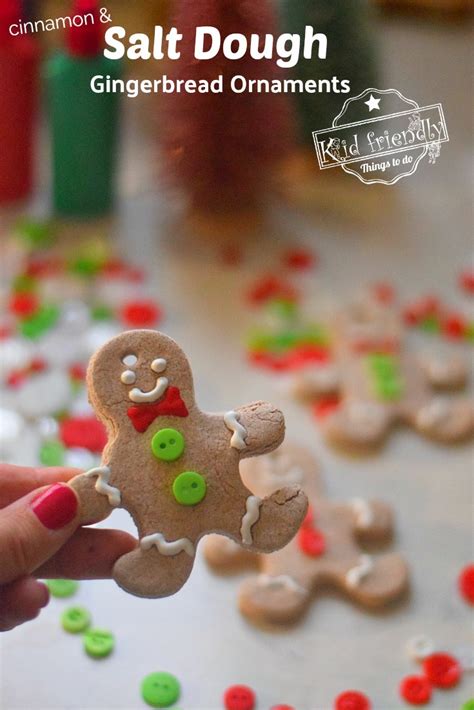 Preparing gingerbread man ornament dough