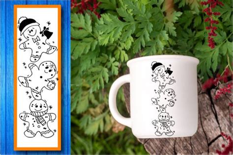 Gingerbreads Christmas Porch Signs SVG