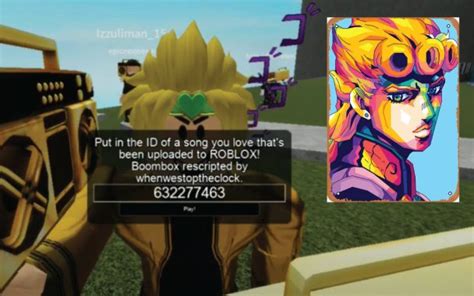 Giorno\'s Theme Roblox ID Code