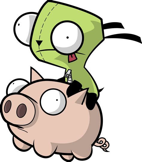 Gir and Piggy by Pyralis92 on DeviantArt