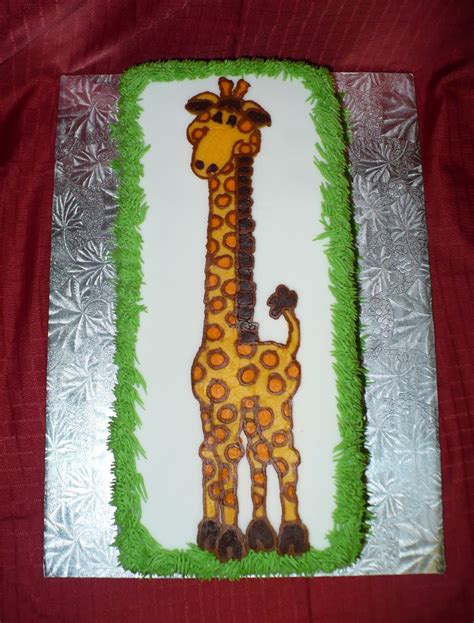 Giraffe PullApart Cupcake Cake Templates celebrate life simply