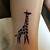 Giraffe Print Tattoo