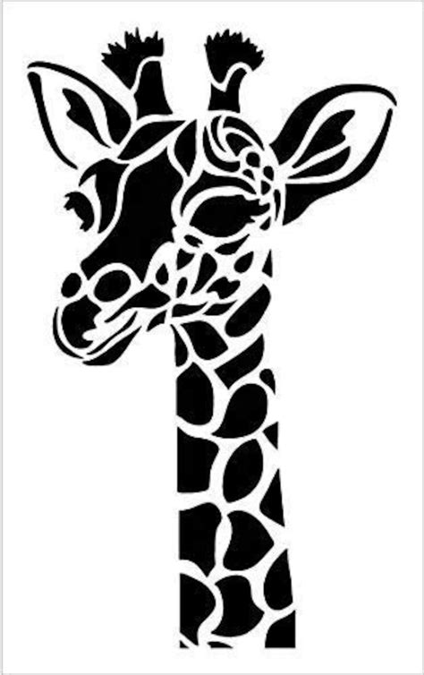 Giraffe Stencil Printable