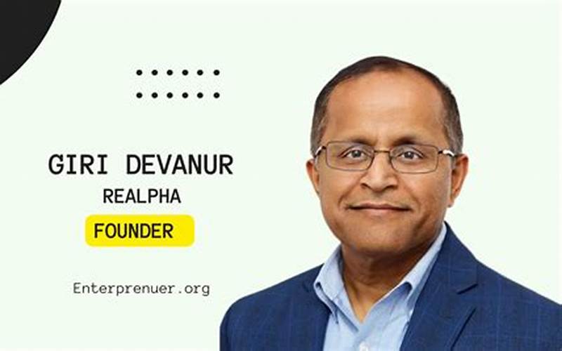 Giri Devanur Disrupting Real Estate