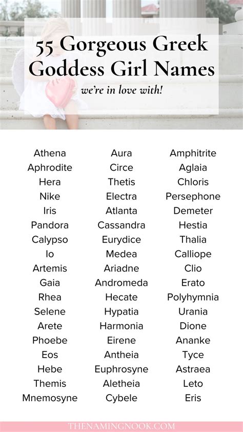 Girl Names Greek Goddess