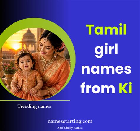 Girl Names Starting With Ki In Tamil