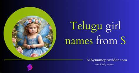 Girl Names Starting With S In Telugu