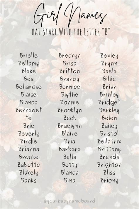 Girl Names That Start Co