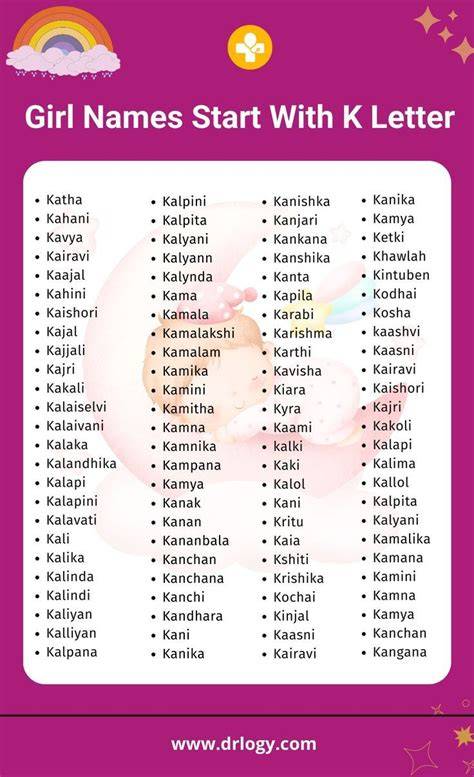 Girl Names That Start With A Ki