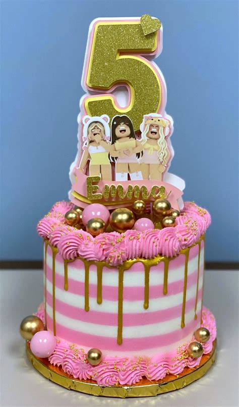 Girl Roblox Cake - Etsy